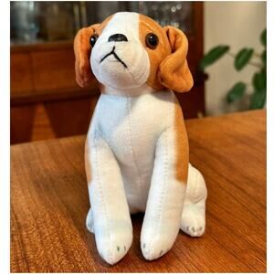 WILD REPUBLIC Rescue Dog Beagle Plush 5.5" Barking Sound Brown White Black